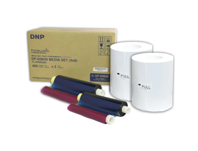 DNP Papier DM46620 10x15 - 2 x400 Vel voor DS620