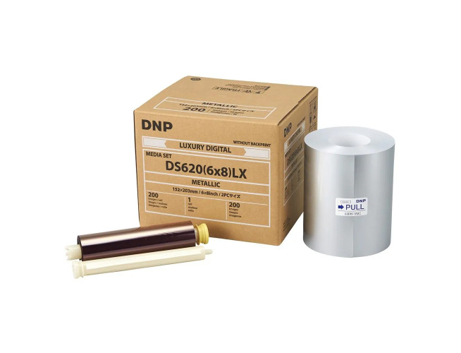 DNP Papier Metallic 1 Rol 200 St. 15x20 voor DS620