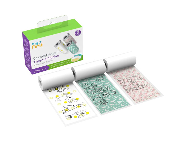 myFirst Camera Insta Thermal Sticker Kleur Patroon