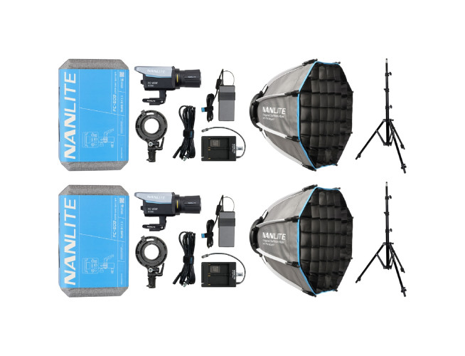 Nanlite FC-60B LED Bi-Colour Spot Light Dual Kit