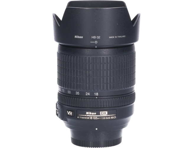 Tweedehands Nikon AF-S 18-105mm f/3.5-5.6G VR DX CM8404