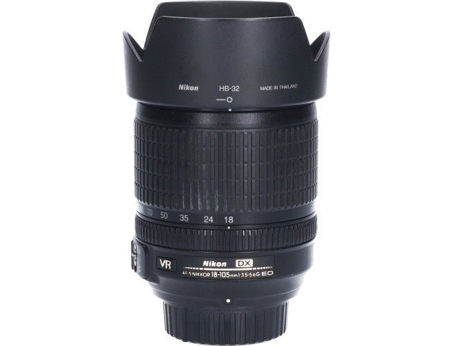 Tweedehands Nikon AF-S 18-105mm f/3.5-5.6G VR DX CM8621
