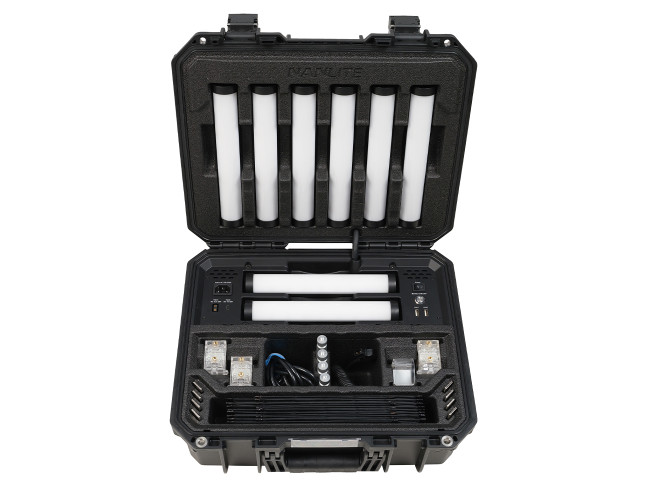 Nanlite Pavotube II 6XR LED RGBWW Pixel Tube Light 8KIT