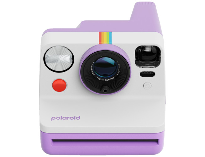 Polaroid Now Generation 3 Purple + Color Film Bundle (8 Photos)