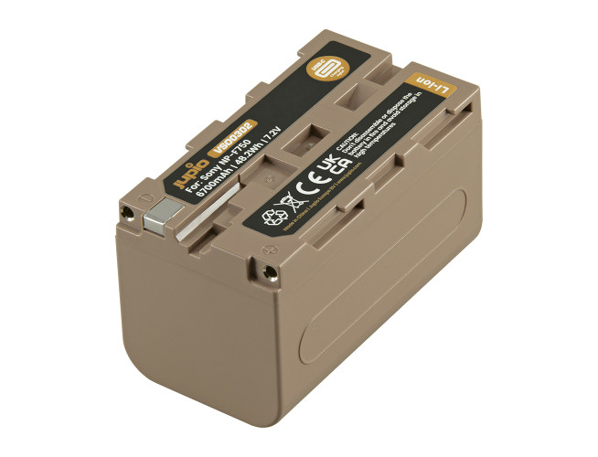 Jupio NP-F750 Ultra C 6700mAh accu met USB-C