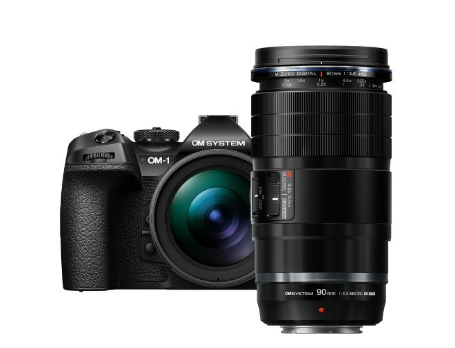 OM SYSTEM OM-1 Mark II + 12-40mm Pro + 90mm Macro Pro