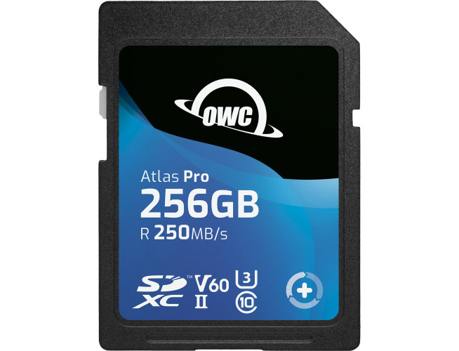 OWC Atlas Pro SDXC UHS-II V60 Media Card 256GB