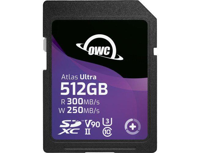 OWC Atlas S Ultra SDXC UHS-II V90 Media Card 512GB