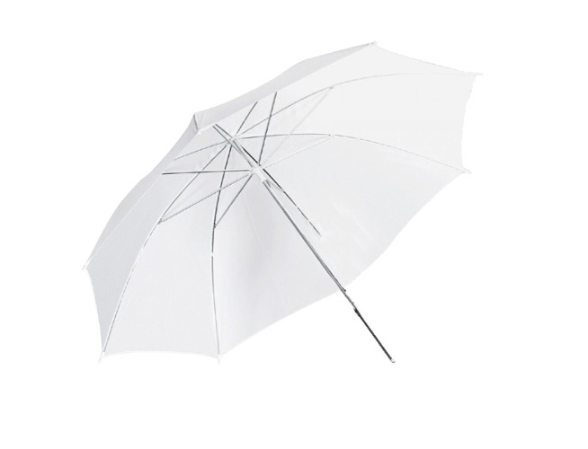 405 Photogear Flitsparaplu Transparant wit 104 cm