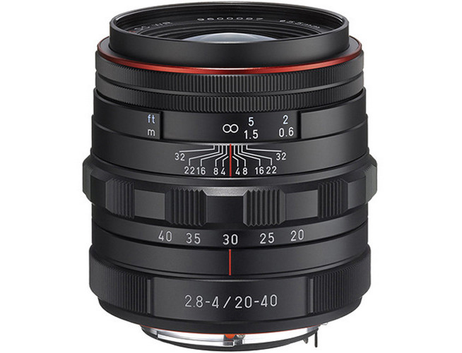 Pentax HD DA 20-40mm f/2.8-4.0 ED DC WR - Zwart