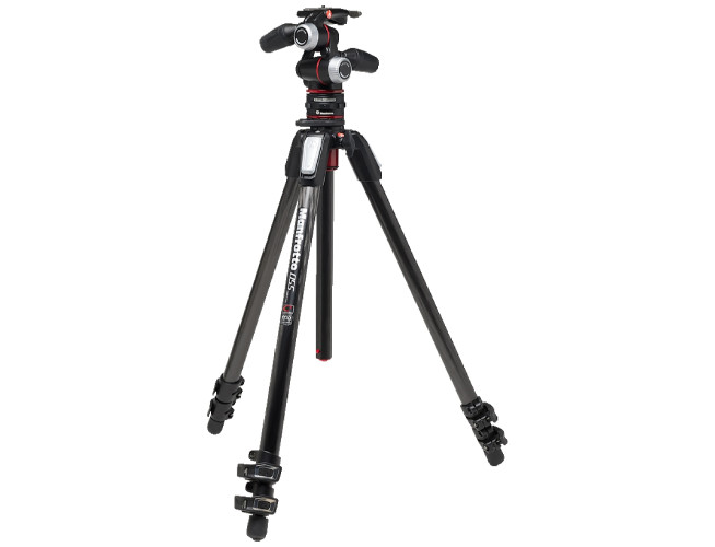 Manfrotto 055 Carbon 3-Section Tripod Kit
