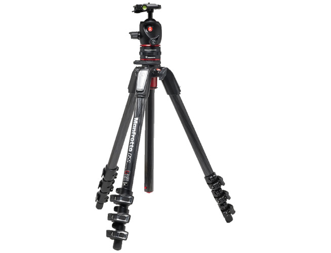 Manfrotto 055 Carbon 4-Section Tripod with XPRO Ball Head + MOVE