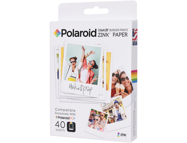 Polaroid Zink Papier 3.5 x 4.25 inch - 40 sheets
