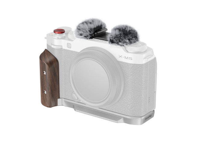 SmallRig 5261 L-Shape Mount Plate w/ Wooden Handle For Fujifilm X-M5