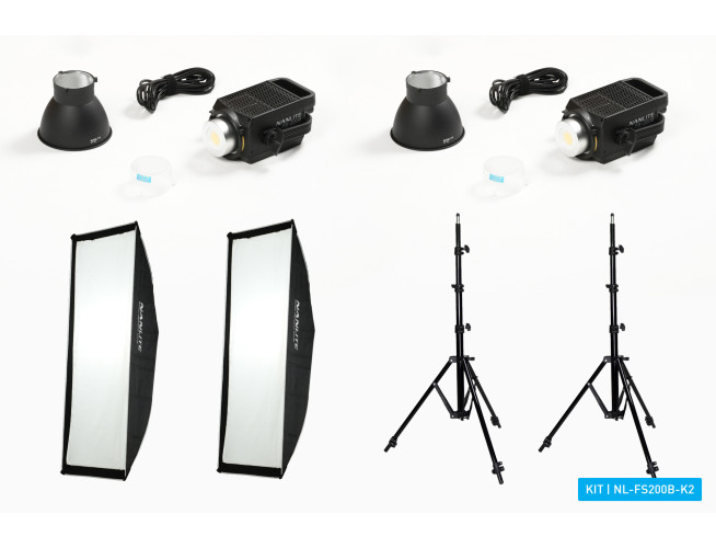 Nanlite FS-200B Bi-Colour LED Dual Kit