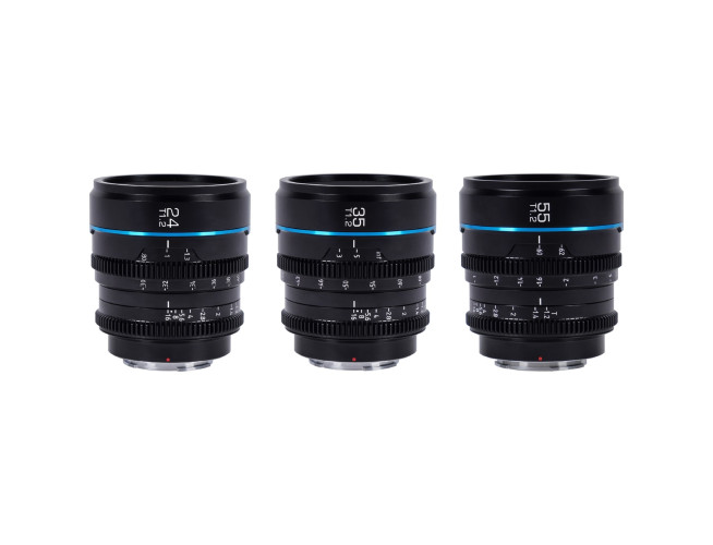 Sirui Nightwalker 24, 35 en 55mm Bundle T1.2 S35 Sony E Black