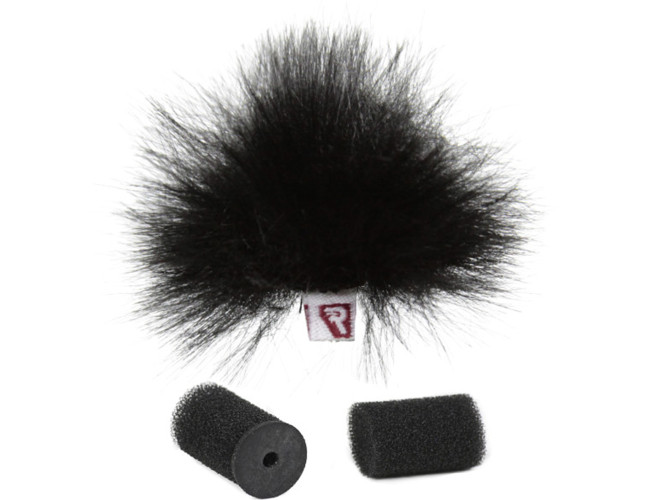 Rycote Black Ristretto Lavalier Windjammer - Single