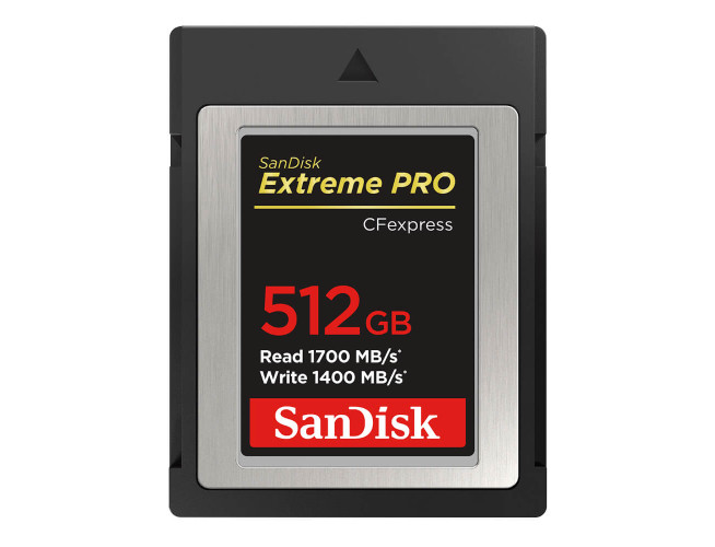 SanDisk CFexpress Extreme Pro 512GB 1700 / 1400MB/s type B