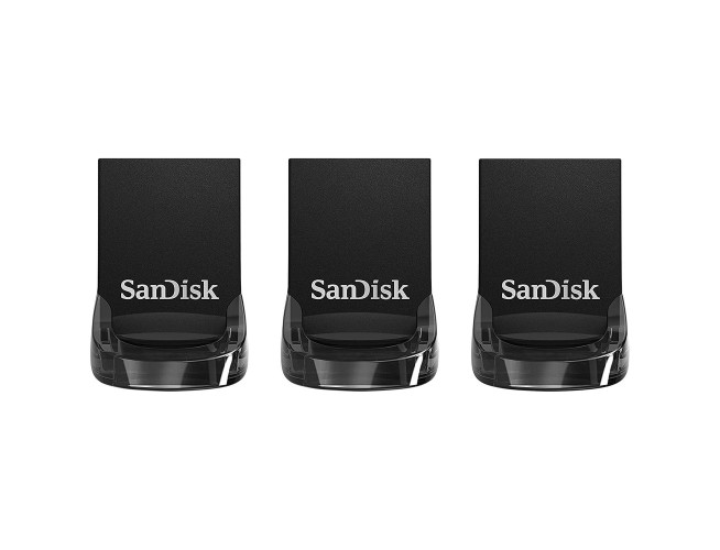SanDisk Ultra Fit USB 3.1 Flash Drive 3-pack