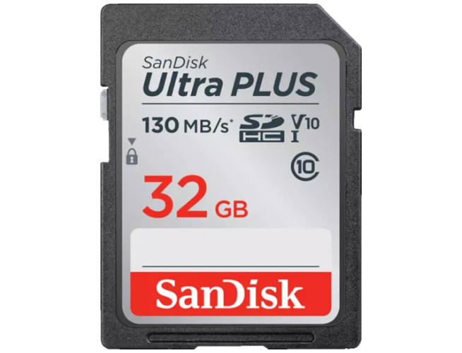 SanDisk SDHC Elite Ultra Plus 32GB 130MB/s