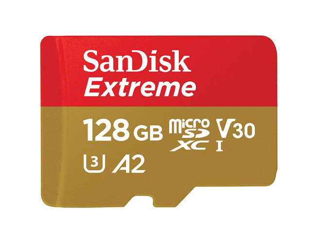 SanDisk Extreme MicroSDXC 128GB+SD Adapter 95MB/s