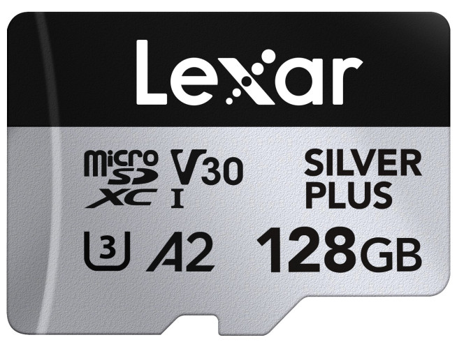 Lexar MicroSDXC Silver Plus UHS-1 128GB V30