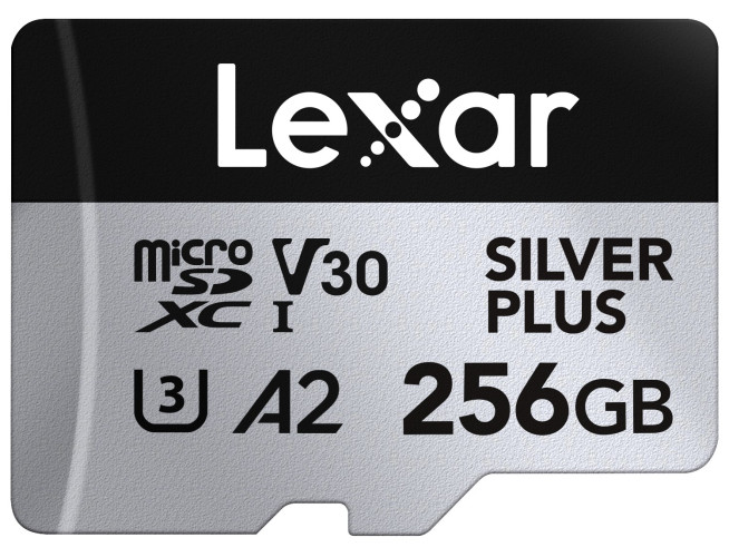 Lexar MicroSDXC Silver Plus UHS-1 256GB V30