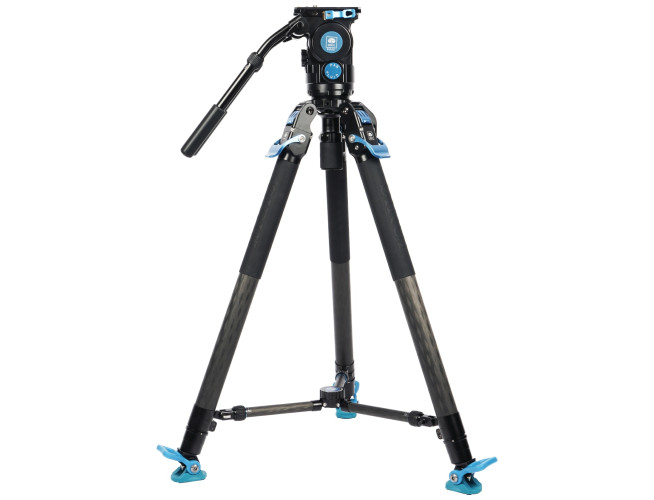 Sirui Video Tripod SVT75 Pro + SVH15 Fluid Head