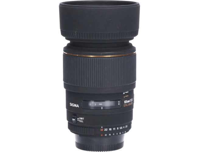 Tweedehands Sigma 105mm f/2.8 EX DG Macro - Nikon CM8638