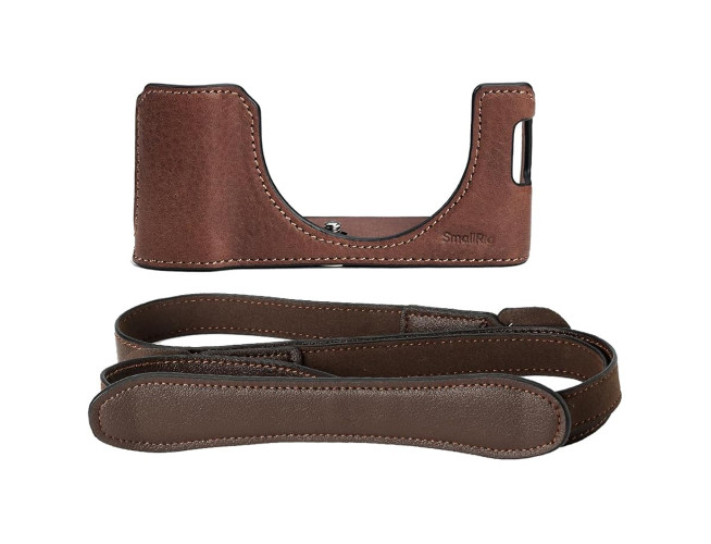 SmallRig 4699 Leather Half Case Kit For Fujifilm X100 VI Brown