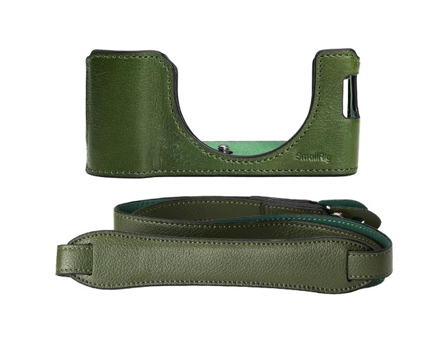 SmallRig 4701 Leather Half Case Kit For Fujifilm X100 VI Green