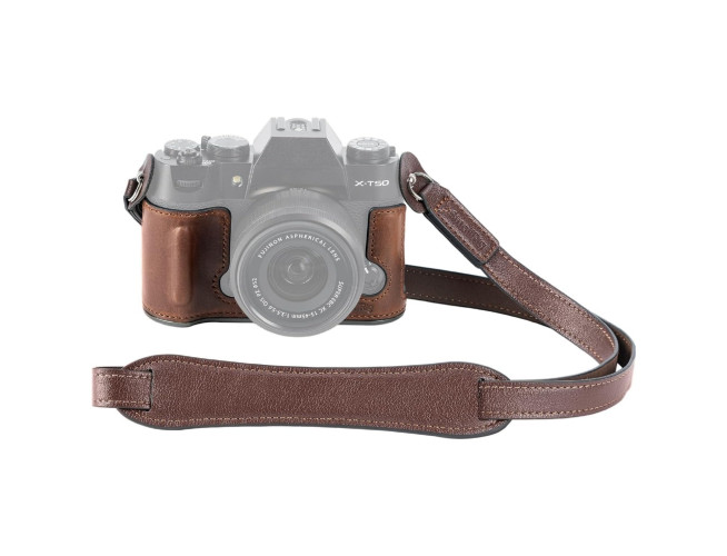 SmallRig 4710 Leather Half Case Kit For X-T50 Brown