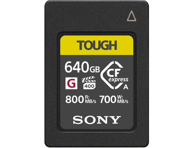 Sony 640GB CFexpress Type-A TOUGH Memory Card