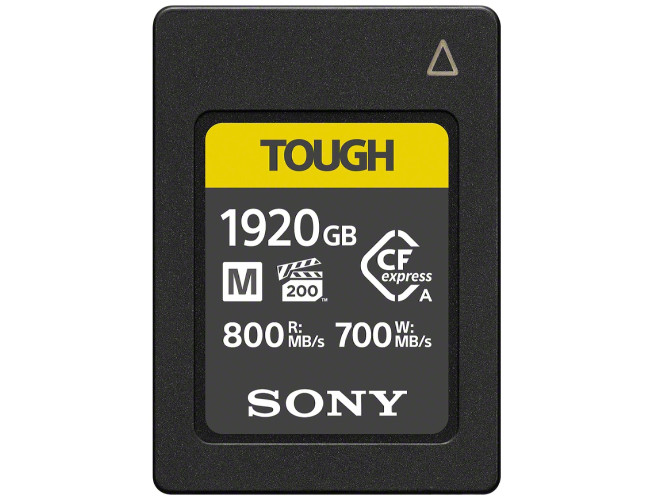 Sony 1920GB CFexpress Type-A TOUGH Memory Card