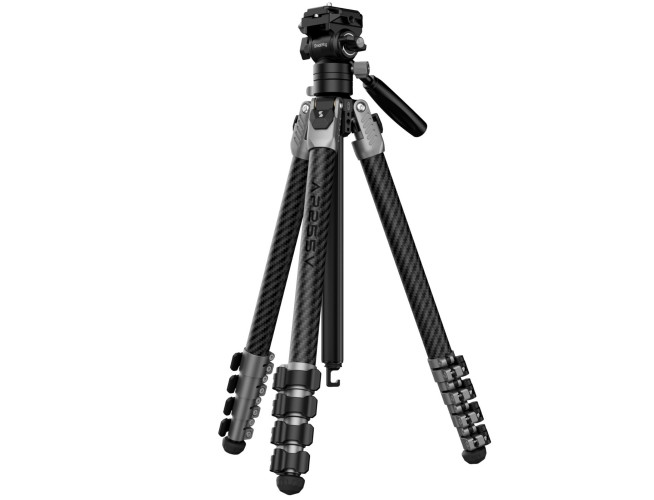 SmallRig 5477 Portable Video Carbon Fiber Tripod AP255PRO