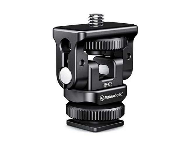 Sunwayfoto Hot Shoe Tilt Head HB-03