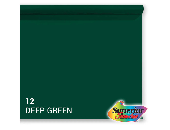 Superior Achtergrondpapier Deep Green 2.72m x 11m