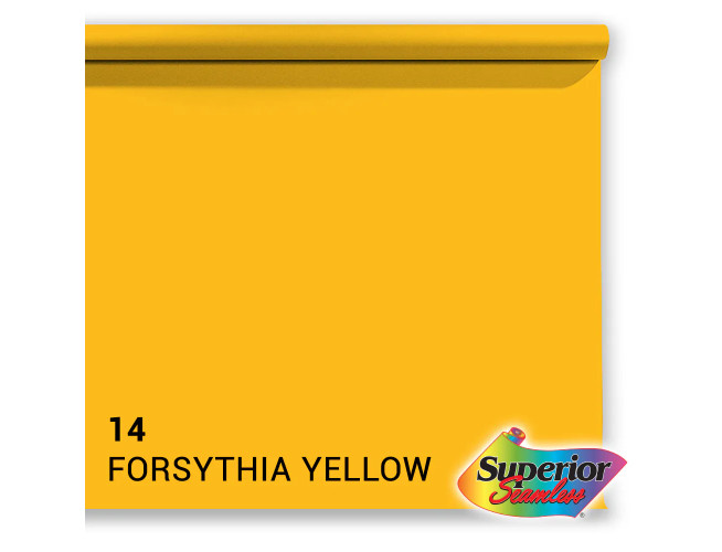 Superior Achtergrondpapier Forsythia Yellow 1.35m X 11m