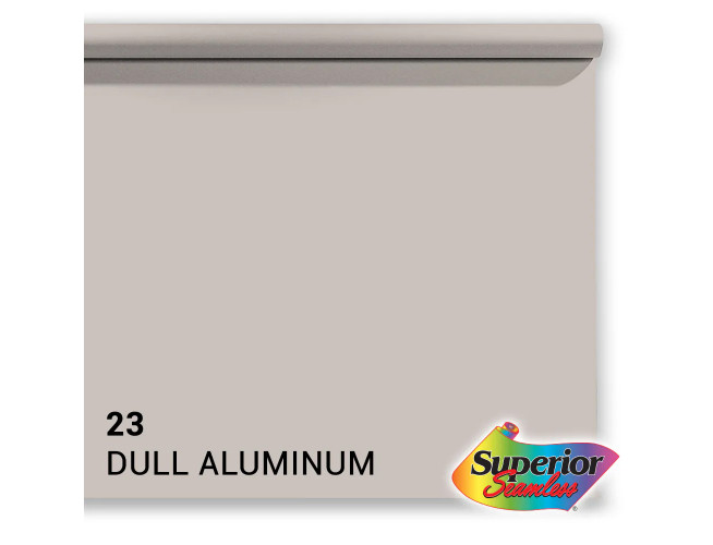 Superior Achtergrondpapier Dull Aluminium 2.72m x 11m