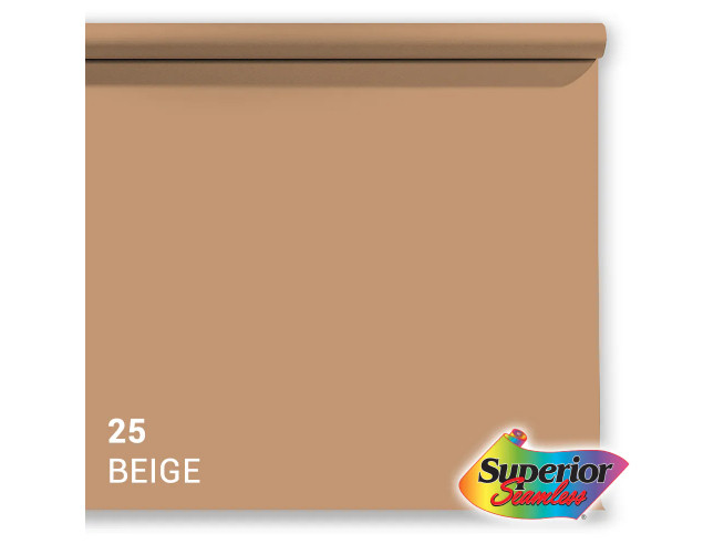 Superior Achtergrondpapier Beige 2.72m x 11m