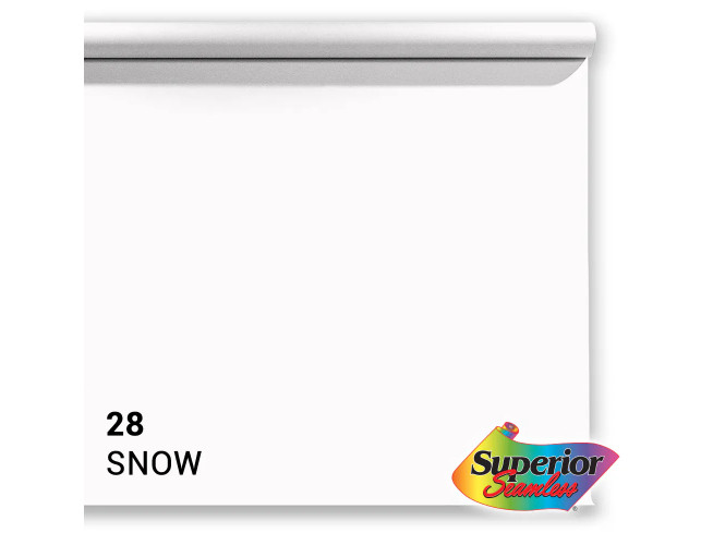 Superior Achtergrondpapier Snow 2.72m x 11m