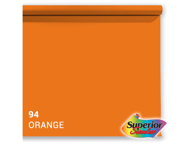 Superior Achtergrondpapier Orange 2.72m x 11m