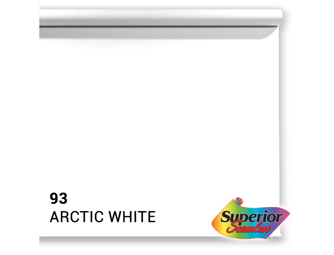 Superior Achtergrondpapier Arctic White 1.35m x 11m