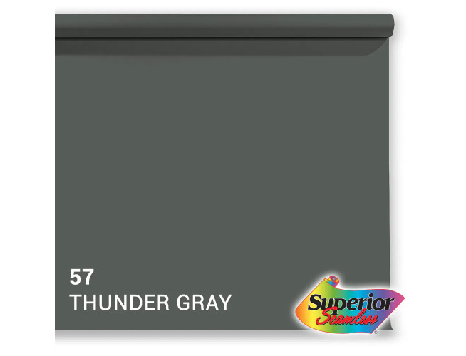 Superior Achtergrondpapier Thunder Grey 2.72m x 11m