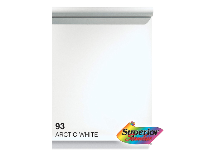Superior Achtergrondrol Artic White (nr 93) 2.72m x 11m