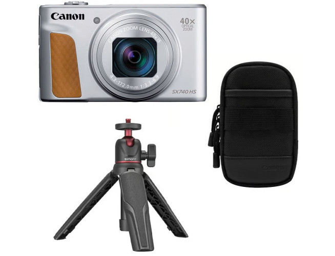 Canon Powershot SX740 HS Lite Edition Silver travel smallrig kit