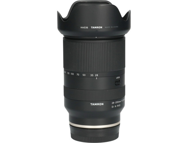 Tweedehands Tamron 28-200mm f/2.8-5.6 Di III RXD Sony FE CM8322