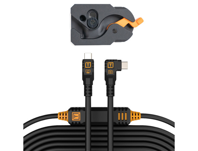 TetherTools TetherGuard Leverlock & Cable Kit USB-C 9.4 m Zwart