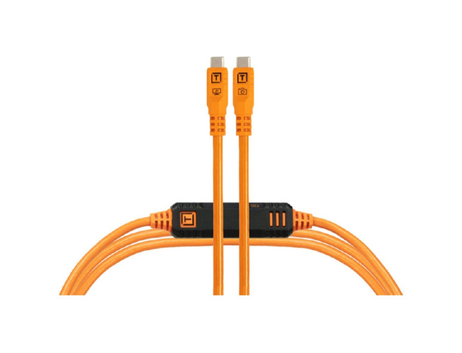 TetherTools Leverlock & Cable Kit Optima 10G 15' (4.6m) Straight to Straight, High-Visibility Orange