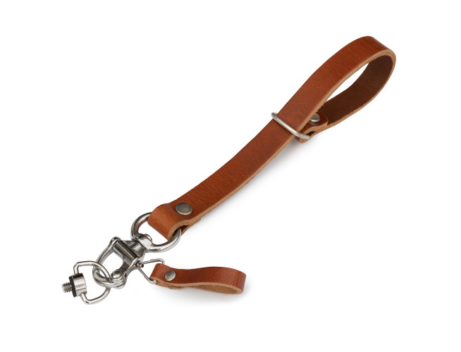 The Hantler Wrist strap - quick release Cognac